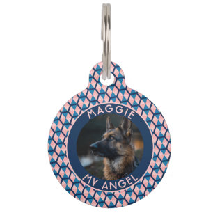 Placa Para Mascotas Regalo personalizado para dueños de perros con mot
