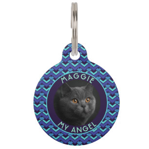 Placa Para Mascotas Regalo personalizado para mamá perruna con patrón