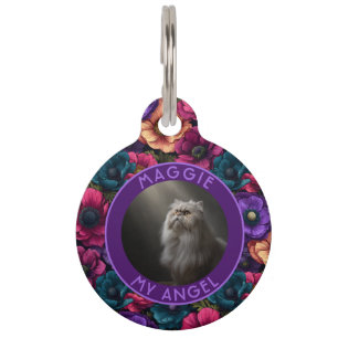 Placa Para Mascotas Regalo personalizado para papá de pelaje Anémona F