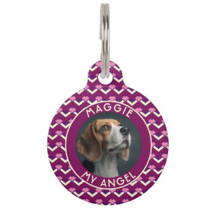 Placa Para Mascotas Regalo personalizado para papá gato con motivo de 