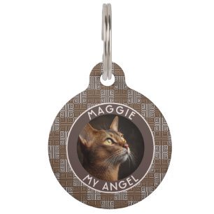 Placa Para Mascotas Regalo Temático de Mascota Personalizado Lindo Pat