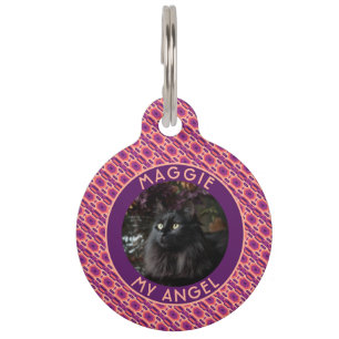 Placa Para Mascotas Regalo único para mamá de pelaje con estampa étnic