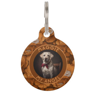 Placa Para Mascotas Regalos Clásicos Para Anémonas Florales De Mascota
