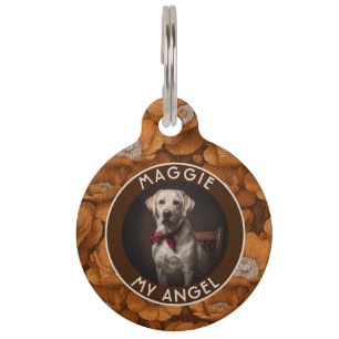 Placa Para Mascotas Regalos Clásicos Para Anémonas Florales Mascotas