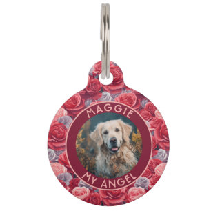 Placa Para Mascotas Regalos personalizados elegantes para mascotas Flo