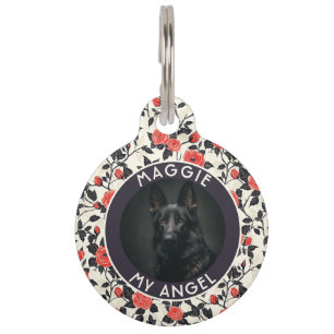 Placa Para Mascotas Regalos Personalizados Para Dueño De Mascotas Rosa