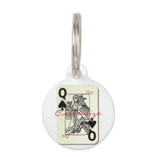 Placa Para Mascotas Reina de las espadas Thunder_Cove