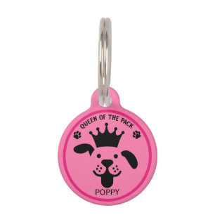 Placa Para Mascotas Reina Del Perro De Empaque