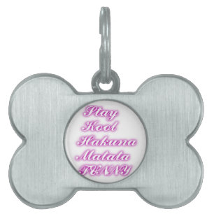 Placa Para Mascotas Reproducir Guay Hakuna Matata .png