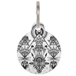 Placa Para Mascotas Resumen de la antigua tribu indígena