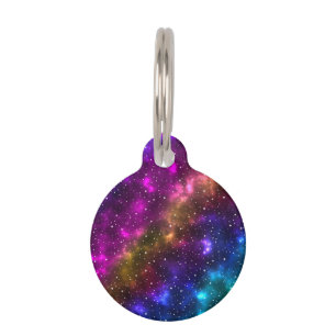 Placa Para Mascotas Resumen De La Información De Cosmos Espaciales Col