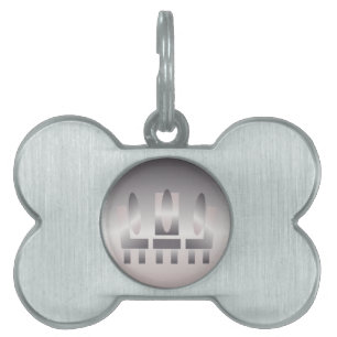 Placa Para Mascotas reunión de tonos de cuarzo