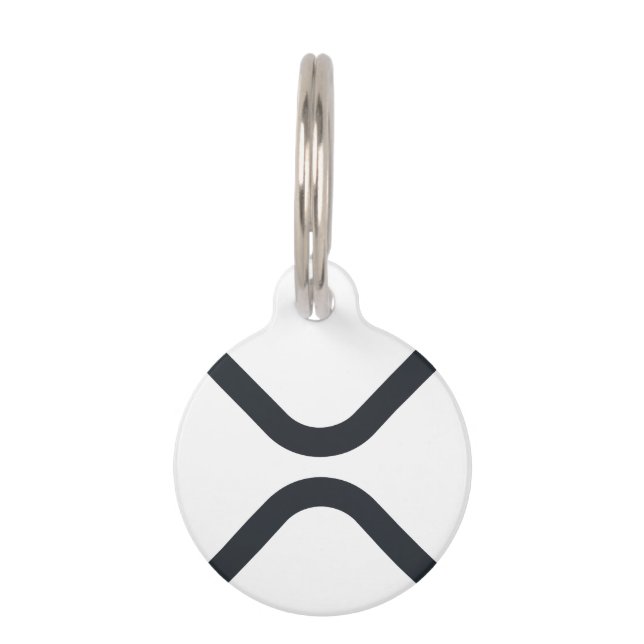 Placa Para Mascotas Ripple XRP (Anverso)