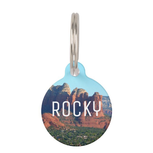 Placa Para Mascotas Roca de café I en Sedona Arizona (Anverso)