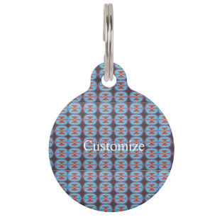 Placa Para Mascotas Rocas rojas de Navajo Thunder_Cove
