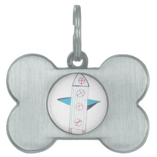 PLACA PARA MASCOTAS ROCKET