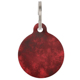 PLACA PARA MASCOTAS ROJO EN BLANCO CREA TU PROPIA ETIQUETA DE IDENTIFI