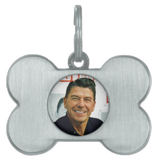 Placa Para Mascotas Ronald Reagan