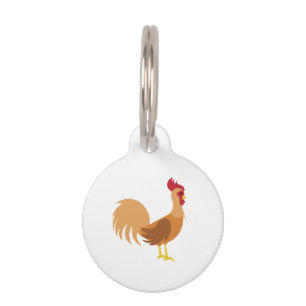Placa Para Mascotas Rooster