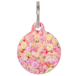 Placa Para Mascotas Rosa