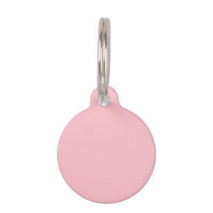 Placa Para Mascotas Rosa