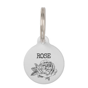 Placa Para Mascotas Rosa