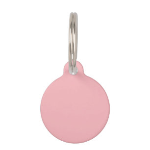 Placa Para Mascotas Rosa de cristal de color de verano de primavera