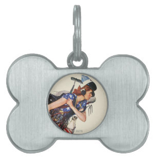 Placa Para Mascotas Rosie al rescate