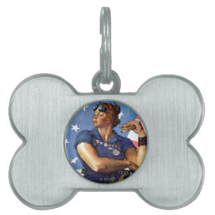 Placa Para Mascotas Rosie el remachador