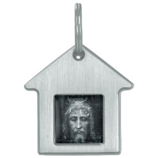 Placa Para Mascotas Rostro de Jesús 