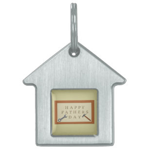 Placa Para Mascotas Rótulo de madera del Día del Padres