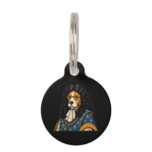 Placa Para Mascotas Royal Beagle Dog Su Majestad Fluctuación