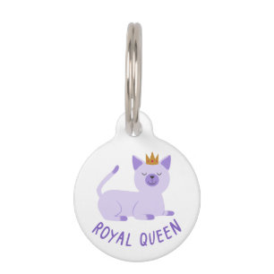 Placa Para Mascotas ROYAL QUEEN Cat