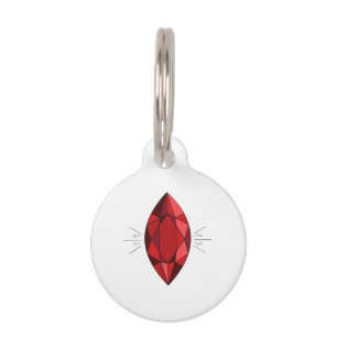 Placa Para Mascotas Ruby