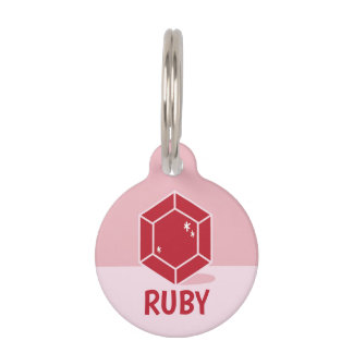 Placa Para Mascotas Ruby
