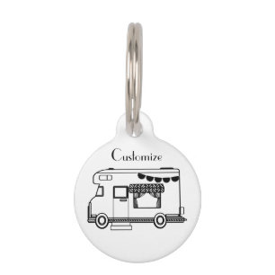 Placa Para Mascotas RV Camper Caravana Thunder_Cove