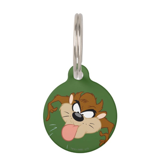 Placa Para Mascotas Salida de la lengua TAZ™ (Anverso)