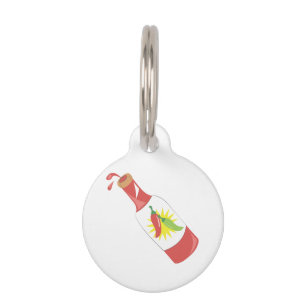 Placa Para Mascotas Salsa caliente