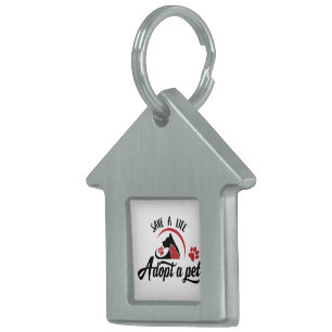 Placa Para Mascotas Salva una Vida Adopta una Mascota 