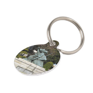 Placa Para Mascotas Samurai Kamakura Gongoro Kagemasa Kabuki Estatua