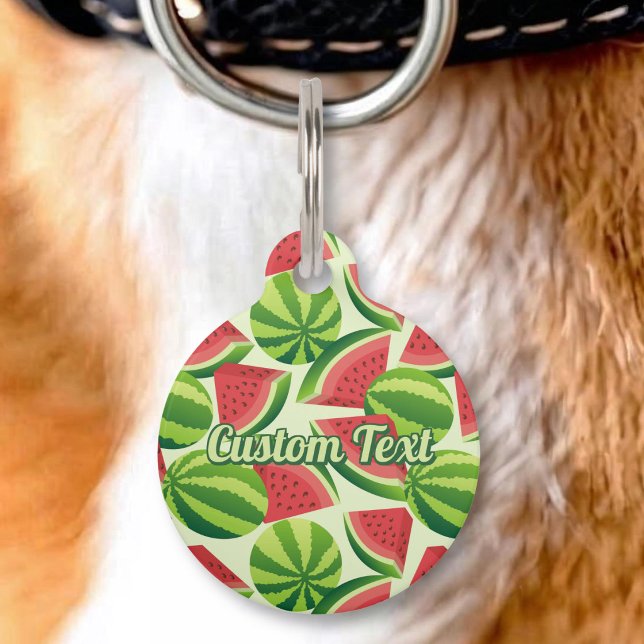 Placa Para Mascotas Sandía (Subido por el creador)