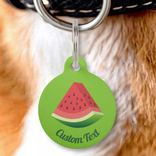 Placa Para Mascotas Sandía