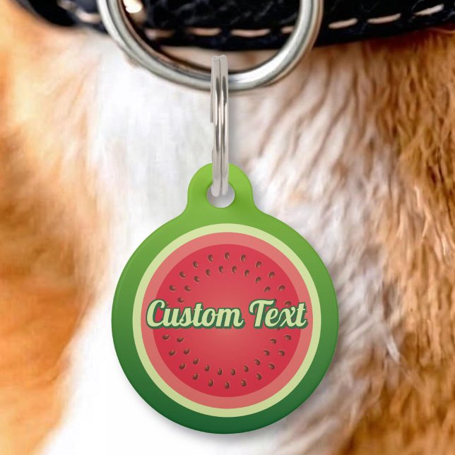 Placa Para Mascotas Sandía (Subido por el creador)