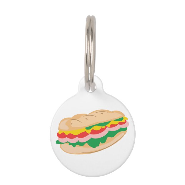 Placa Para Mascotas Sándwich (Anverso)