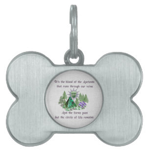 Placa Para Mascotas Sangre de los Ancients