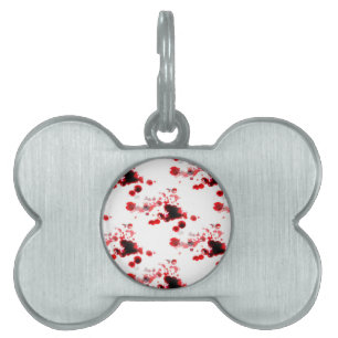 Placa Para Mascotas Sangriento