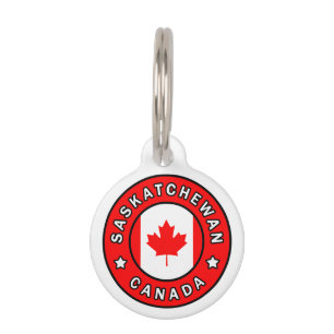 Placa Para Mascotas Saskatchewan Canada