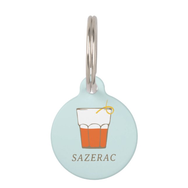 Placa Para Mascotas Sazerac (Anverso)