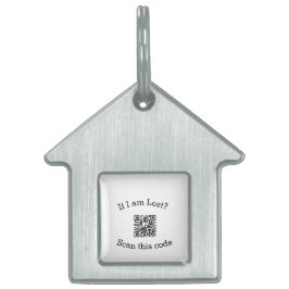 Placa Para Mascotas Scan QR code lost found me code pet 