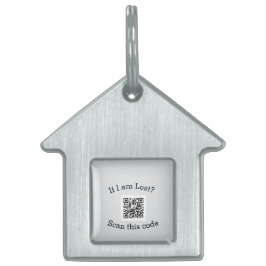 Placa Para Mascotas Scan QR code lost found me code pet 